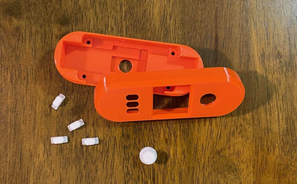 orange pill case