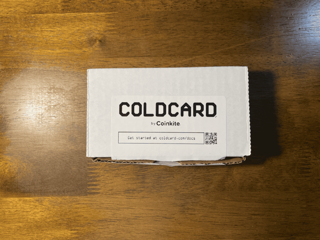 Coldcard Q box